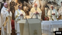 Misa celebrada en la conmemoración de los 50 años de la dedicación del santuario para la Virgen de la Caridad en Miami.