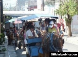 Protesta de cocheros en Cienfuegos