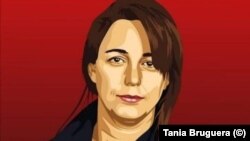 Tania Bruguera, artista cubana con gran éxito internacional.