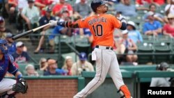 Yuli Gurriel de los Astros de Houston. Reuters / Kevin Jairaj-USA TODAY Sports