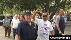 Marcha en Miami el 20 de marzo. 