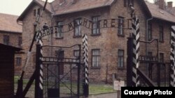 Entrada del campo de concentración de Auschwitz, en Polonia.