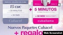 Cuballama ofrece "regalo" a los que compren la actual promoción de ETECSA.