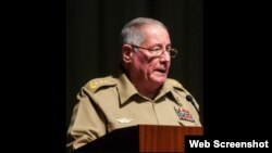 General Alvaro López Miera, nuevo ministro cubano de Defensa. (Captura de foto/Ecured)