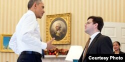 El presidente Obama y Ricardo Zúñiga, su asesor para Latinoamérica y uno de los negociadores con Cuba.