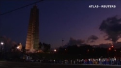 Luto en la Plaza de la Revolución