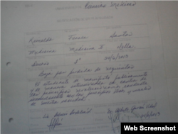 Baja aprobada por Alberto García Vidal, Decano de la Facultad de Medicina II de Santiago de Cuba.