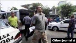 El líder de UNPACU, José Daniel Ferrer, es detenido en la sede de la organización, en el reparto Altamira de Santiago de Cuba. (Archivo)