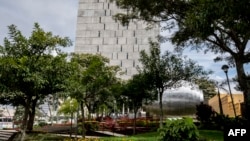 Vista del edificio sede de la Asamblea Legislativa en San José, Costa Rica. (Ezequiel BECERRA / AFP)