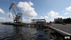 El puerto viejo de La Habana, en la bahía de la ciudad.