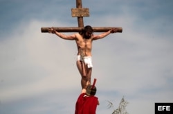 Jesucristo sube a los cielos en la Pasión Viviente de Castro Urdiales