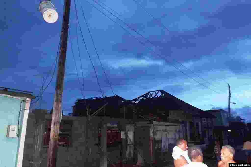 El impacto de Matthew en Baracoa. Foto Tomada de Radio Baracoa