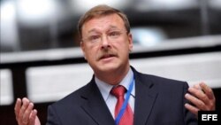 Konstantin Kosachev, presidente del Comité de Asuntos Exteriores del parlamento ruso.