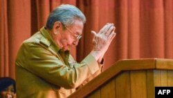 Raúl Castro en la Asamblea Nacional del Poder Popular. 